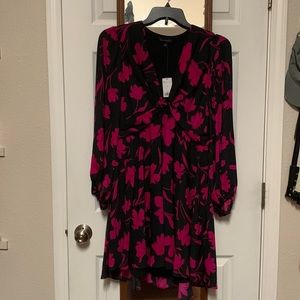 Print Flutter Long Sleeve Dress
, Banana Republic , size12